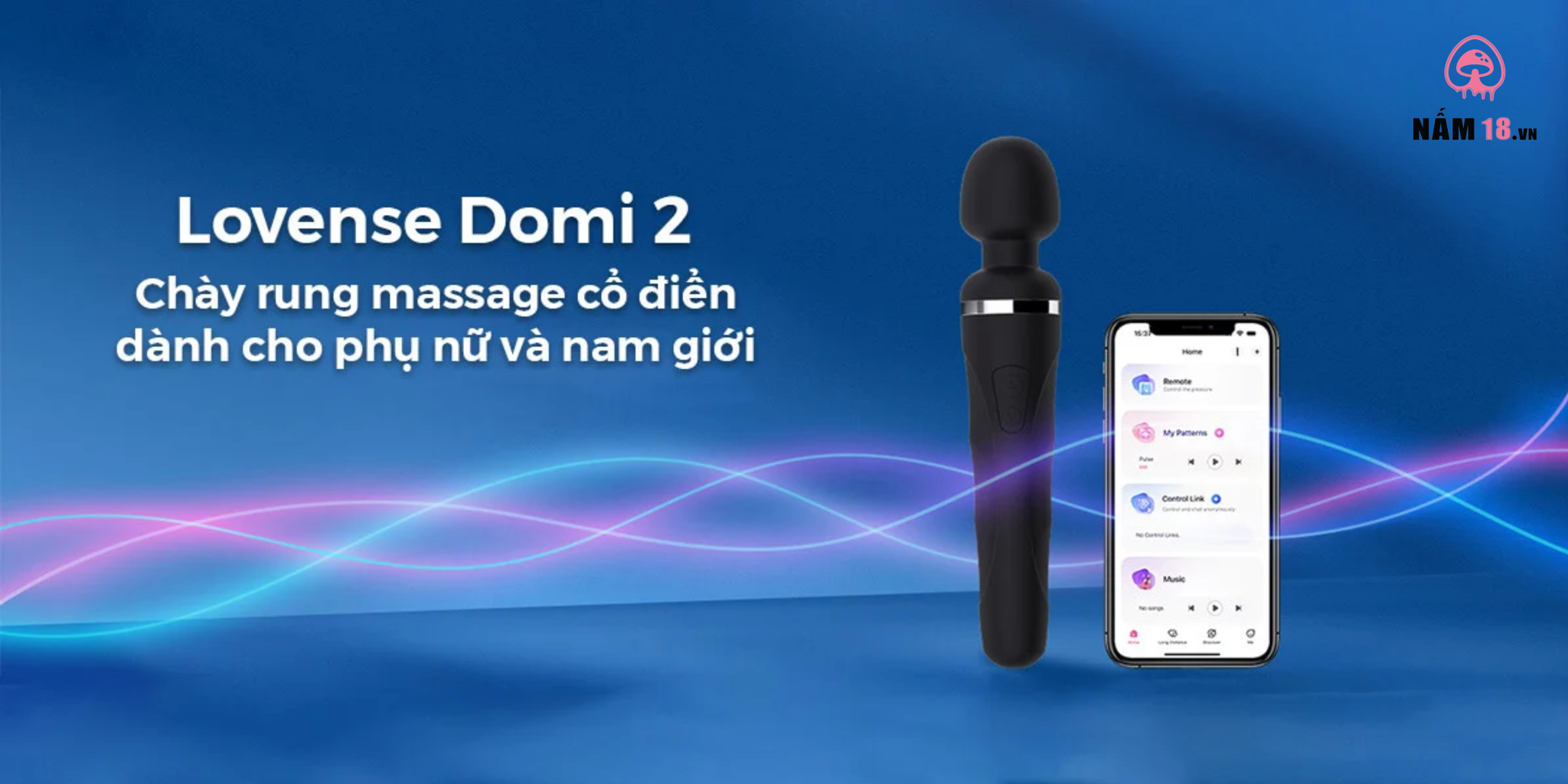 Chày Rung Kích Thích Điểm G Lovense Domi 2 Điều Khiển App