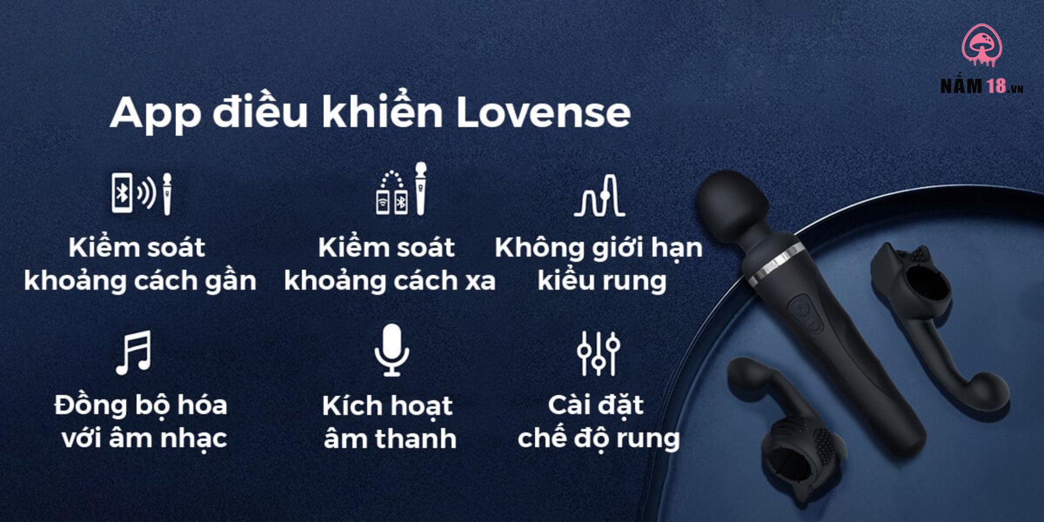Chày Rung Kích Thích Điểm G Lovense Domi 2 Điều Khiển App