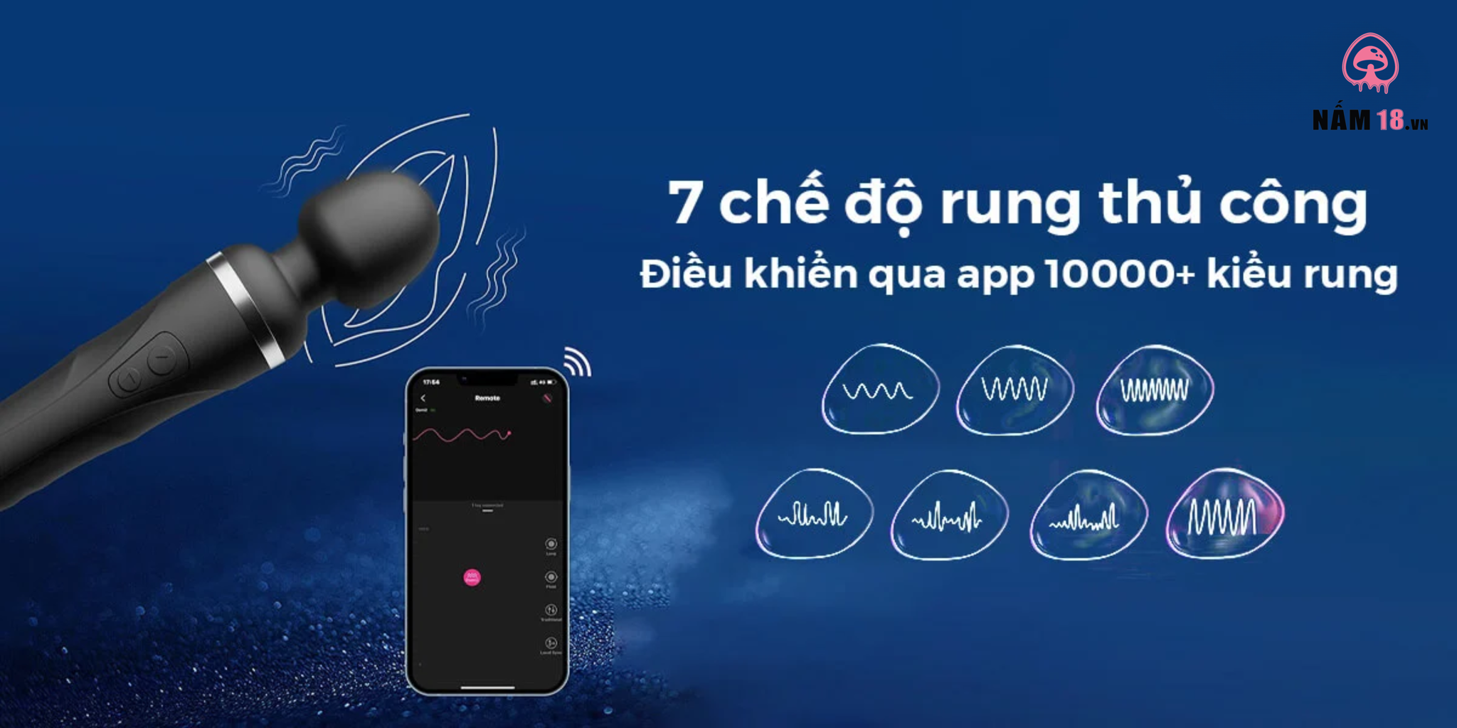 Chày Rung Kích Thích Điểm G Lovense Domi 2 Điều Khiển App
