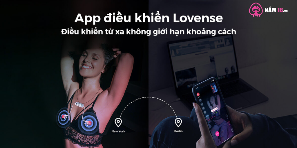 Kẹp Ti Lovense Gemini Chính Hãng | Nấm 18