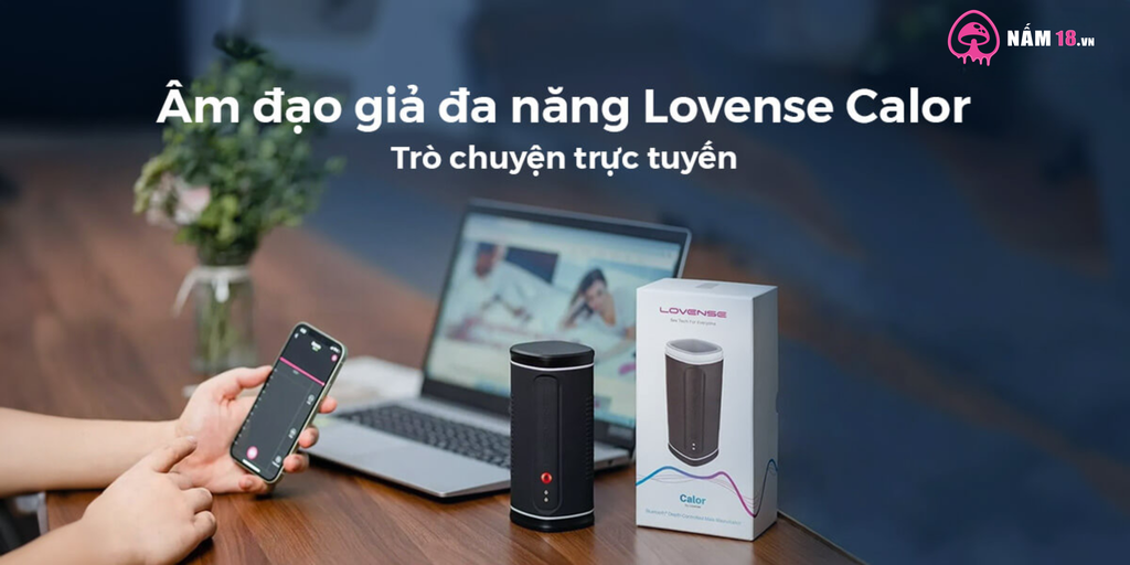 Âm Đạo Giả Lovense Calor Điều Khiển App