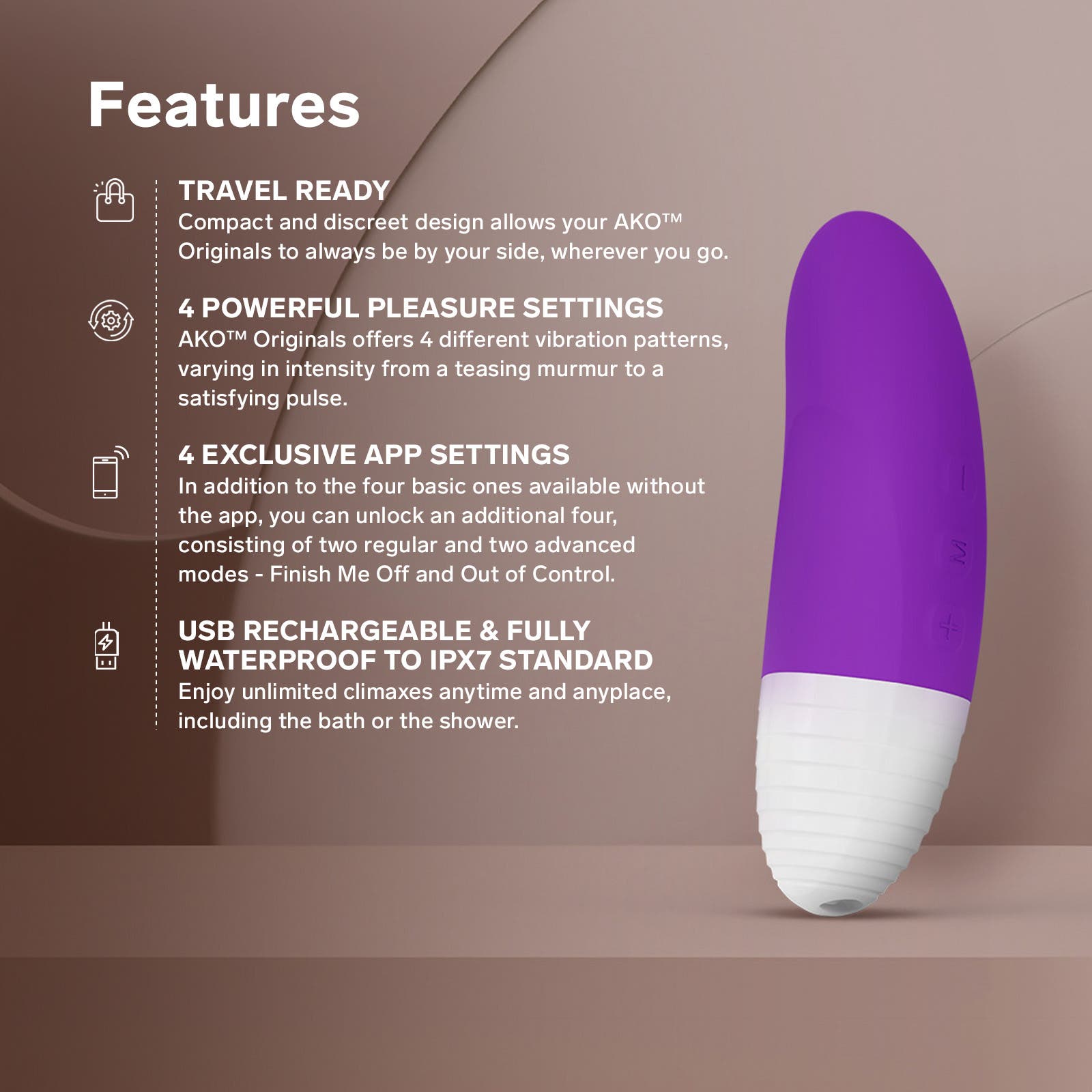 image_1_lelo_ako_originals_purple Trứng Rung Lelo Ako Điều Khiển App
