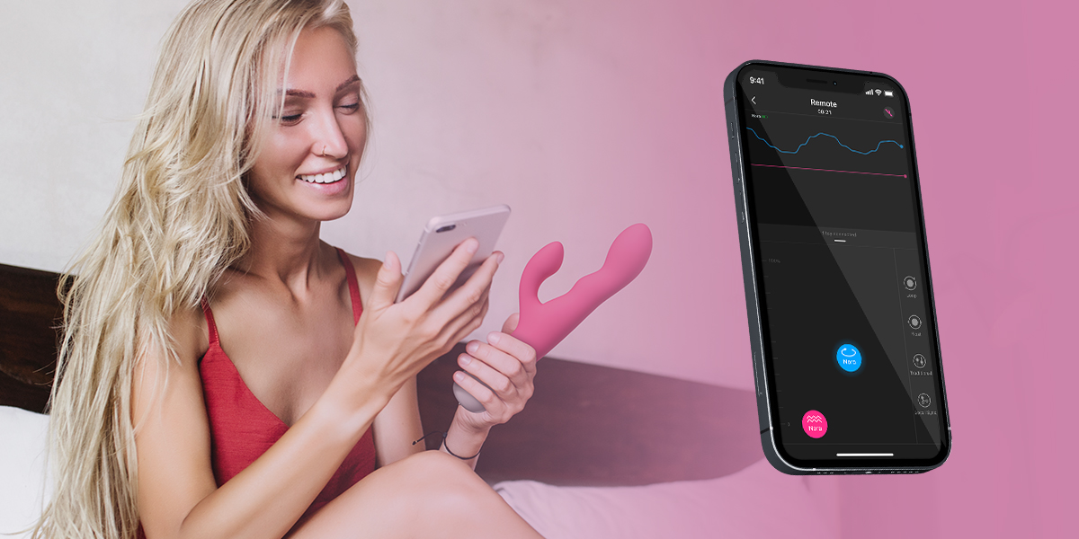 Dương Vật Giả Lovense Nora Điều Khiển App