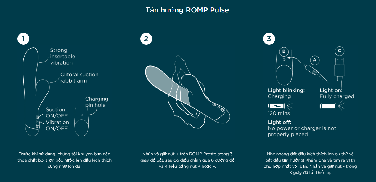 romp_pulse Dương Vật Giả Romp Pulse
