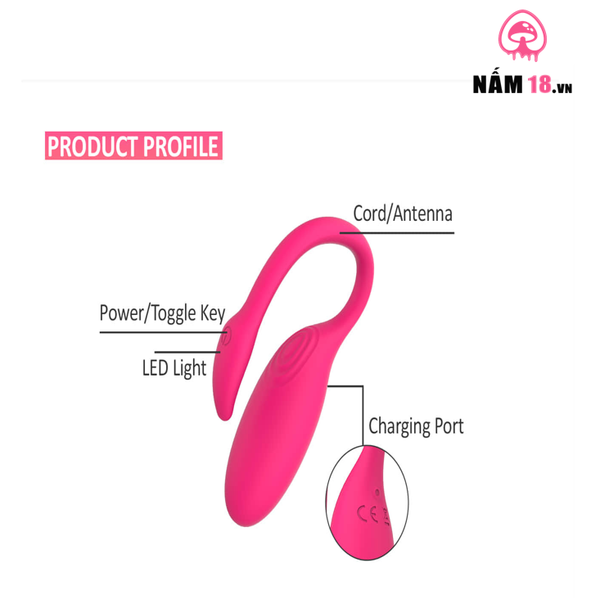 Trứng Rung Tình Yêu Flamingo - Nấm 18