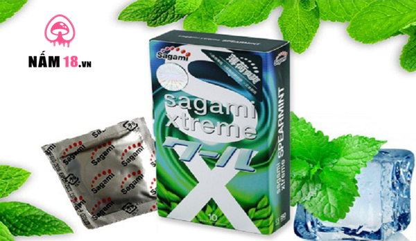 Sagami Bạc Hà Xtreme Spearmint | Nấm 18