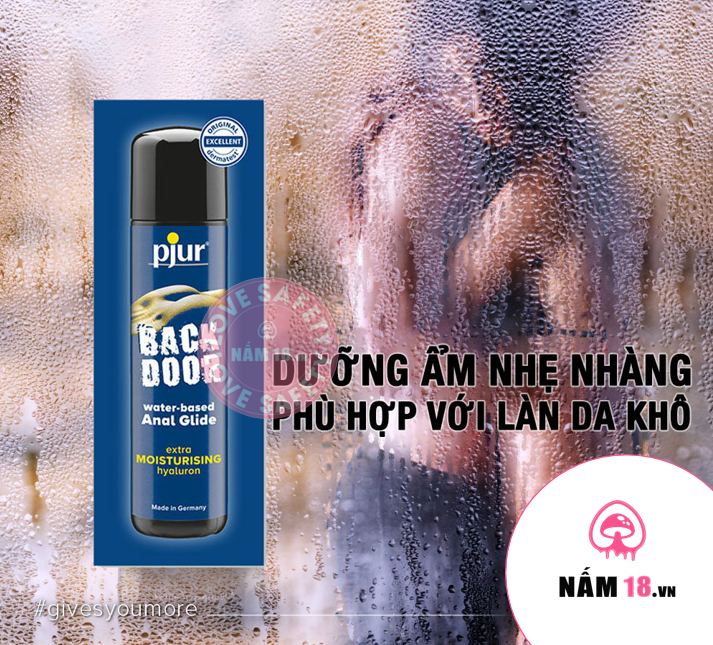 Gel bôi trơn cho gay Pjur BACKDOOR Moisturising Anal Glide