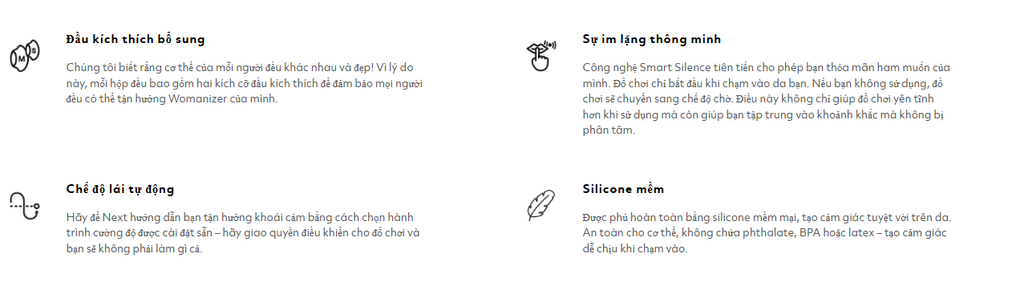 Máy Bú Hút Âm Vật Womanizer Next