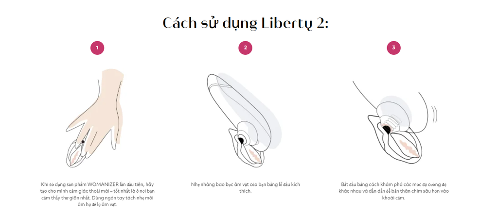 Máy Bú Hút Âm Vật Womanizer Libety 2