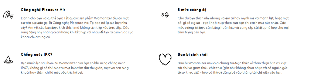 Máy Bú Hút Âm Vật Womanizer Libety 2