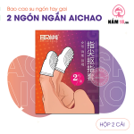Bao Cao Su Ngón Tay Gai Lớn Aichao 2 Ngón Ngắn