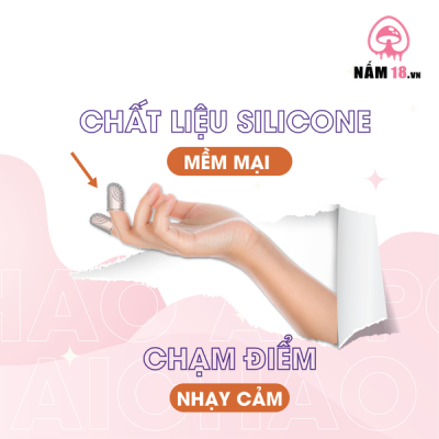 Bao Cao Su Ngón Tay Gai Lớn Aichao 2 Ngón Ngắn