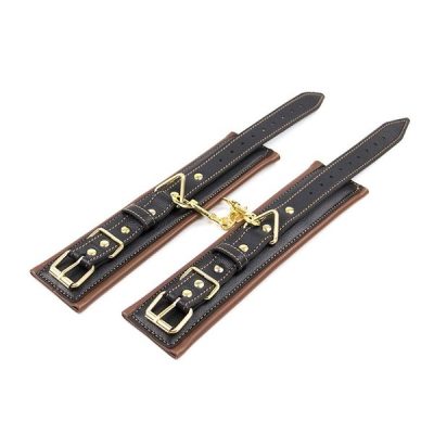 Còng Tay Da Brown Unisex