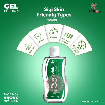 Gel Bôi Trơn Cấp Ẩm Siyi Skin Friendly Types