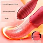 Lưỡi Rung Liếm Kết Hợp Trứng Rung Tongue