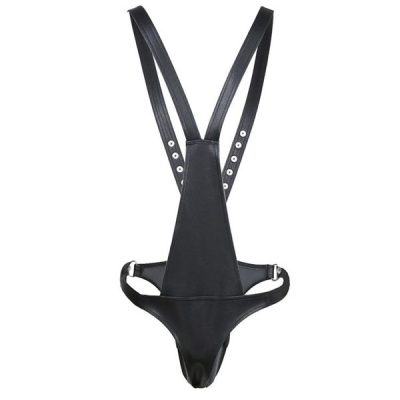Bộ Bodysuit Da Cosplay Bondage Allure Men M1