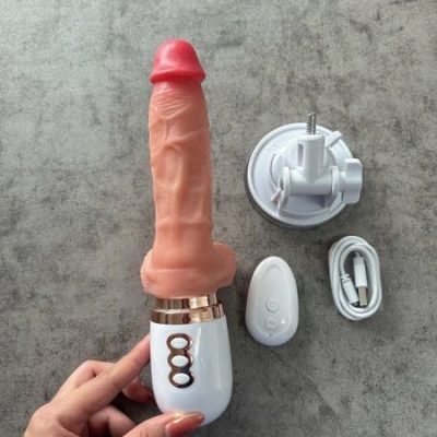 Dương Vật Dính Tường Telesco 10 Chế Độ Rung Thụt Ngoáy
