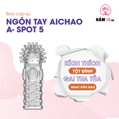 Bao Cao Su Ngón Tay Gai Nổi Lớn Aichao A Spot 5