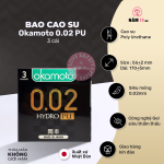 Bao Cao Su Siêu Mỏng Okamoto 0.02 PU