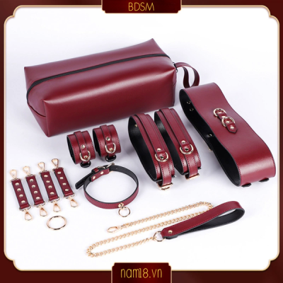 Bộ Dụng Cụ Bạo Dâm Slave PU