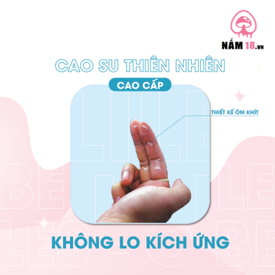 Bao Cao Su Ngón Tay Nóng Ấm Beilile Les H