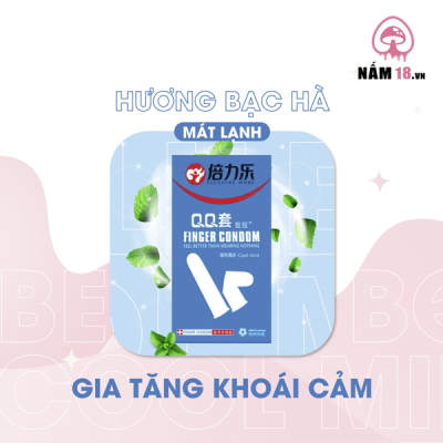 Bao Cao Su Ngón Tay Beilile QQ Cool Mint