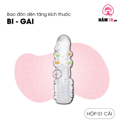 Đôn Dên Tăng Kích Thước Trong Suốt Kiểu Bi Gai