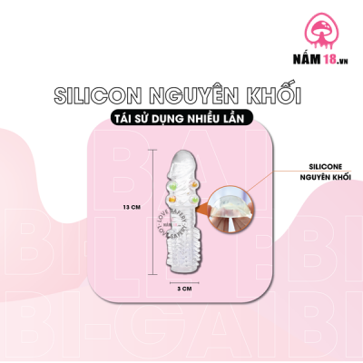 Đôn Dên Tăng Kích Thước Trong Suốt Kiểu Bi Gai