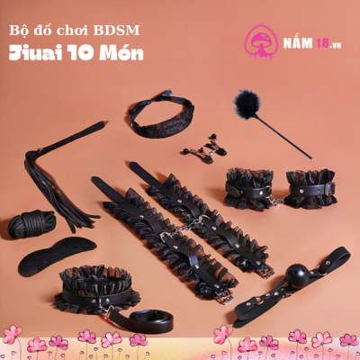 Bộ Dụng Cụ Bạo Dâm Jiuai Set 10 Món BDSM
