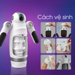 Âm Đạo Giả Bella Bot 12 Chế Độ Rung Sục
