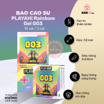 Bao Cao Su Siêu Mỏng PlayAh Rainbow Gel 003