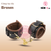 Còng Tay Da Brown Unisex