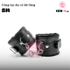 Còng Tay SM Bằng Da Có Lót Lông Mềm BDSM