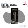 Đôn Dên Tăng Kích Thước Crystal Condom Gai Mềm