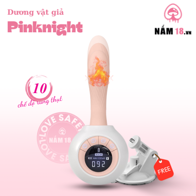 Dương Vật Giả Pinknight Tỏa Nhiệt 10 Chế Độ Rung Thụt