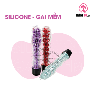 Dương Vật Giả Silicone Gai Mềm