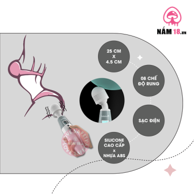 Chày Rung Kích Thích Điểm G Galaku 8 Chế Độ Rung