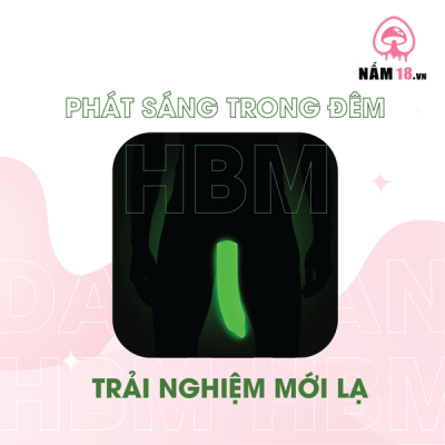 Bao Cao Su Dạ Quang HBM, Phát Sáng Trong Đêm - Hộp 7 Cái