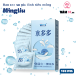 Bao Cao Su Gia Đình Siêu Mỏng Cá Heo Xanh MingLiu
