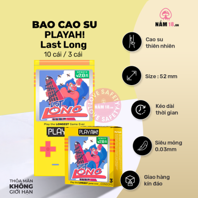 Bao Cao Su Kéo Dài Thời Gian Playah Last Long