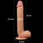Dương Vật Dính Tường Lovetoy King Size Realistic