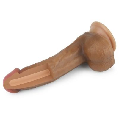 Dương Vật Dính Tường Có Bìu Lovetoy Nature Cock 8 Inch