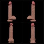 Dương Vật Dính Tường Có Bìu Lovetoy Nature Cock 9"