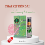 Chai Xịt Kéo Dài Thời Gian Thái Lan Longtime Có QR Code - Chai 5ml