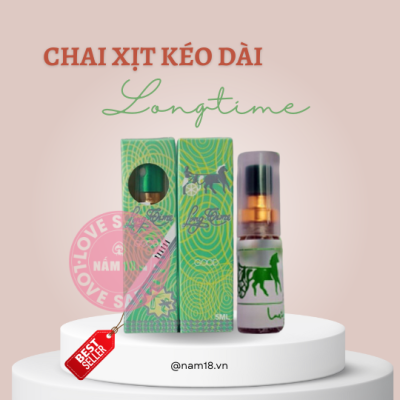 Chai Xịt Kéo Dài Thời Gian Thái Lan Longtime Có QR Code - Chai 5ml