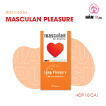 Bao Cao Su Kéo Dài Thời Gian Masculan Long Pleasure 5in1 - Hộp 10 Cái