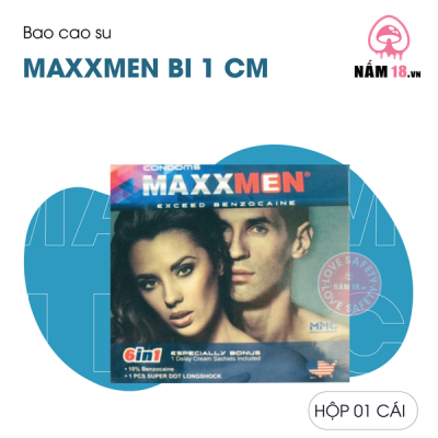 Bao Cao Su Maxxmen 6 Bi To 1cm Loại Xịn