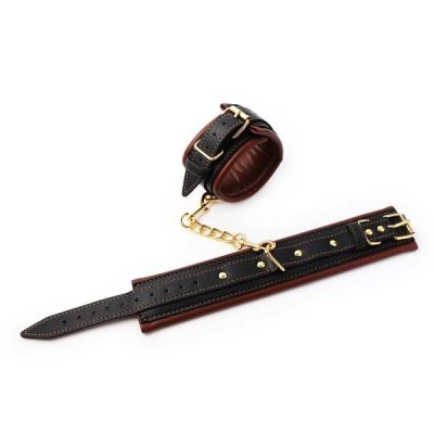 Còng Tay Da Brown Unisex