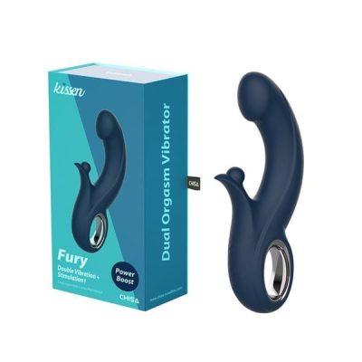Dương Vật Giả Kissen Fury Có Nhánh 10 Chế Độ Rung