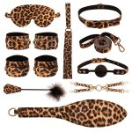 Bộ Dụng Cụ Bạo Dâm Leopard Set 10 Món BDSM